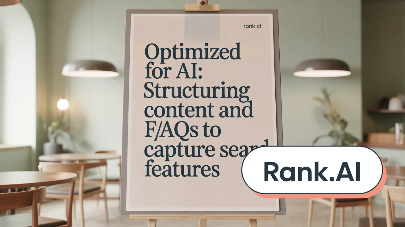 Optimized for AI: Structuring Content and FAQs to Capture Search Features