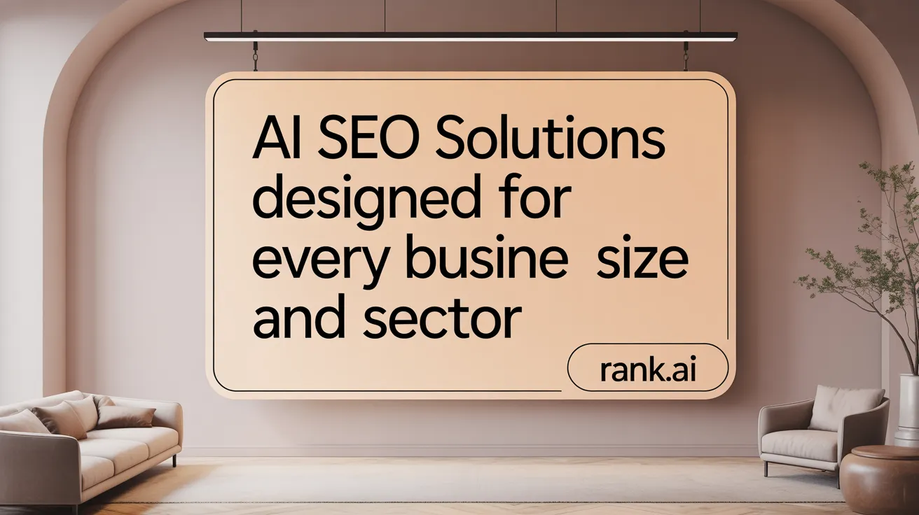 AI SEO Solutions Designed for Every Business Size and Sector