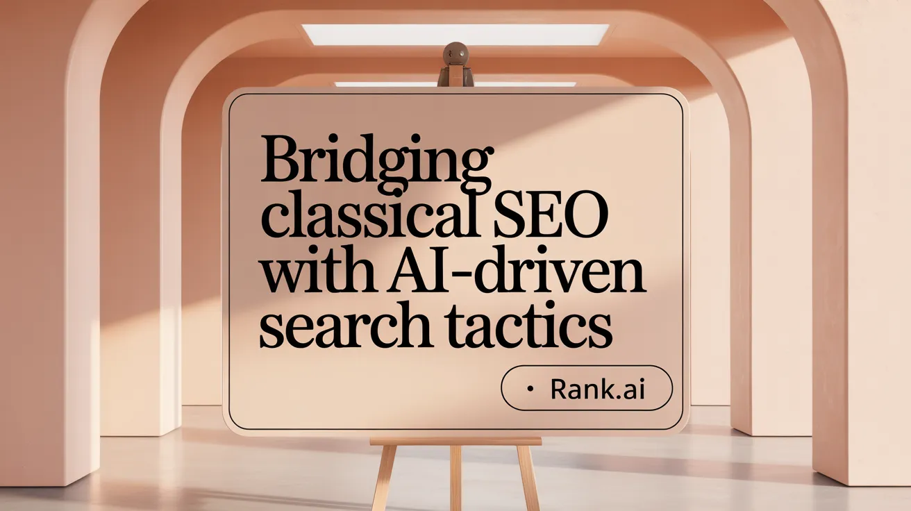Bridging Classical SEO with AI-Driven Search Tactics