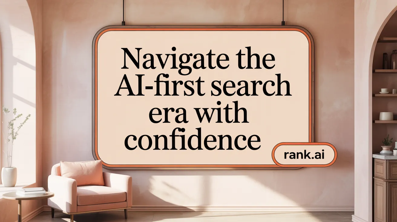 Navigate the AI-First Search Era with Confidence