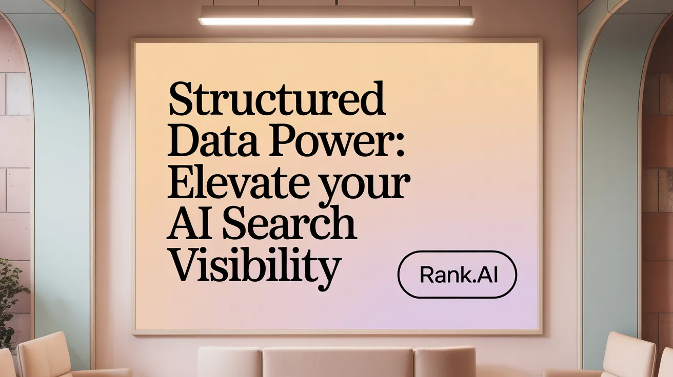 Structured Data Power: Elevate Your AI Search Visibility