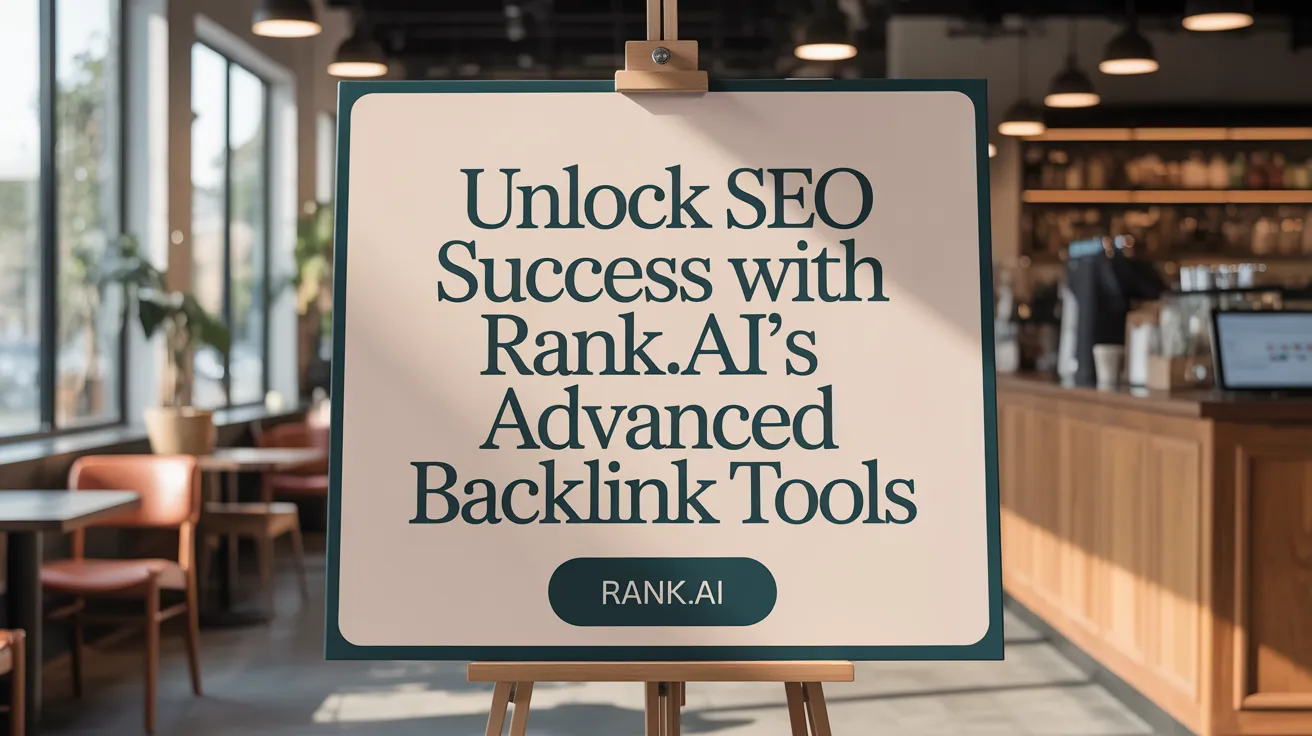 Unlock SEO Success with Rank.ai's Advanced Backlink Tools