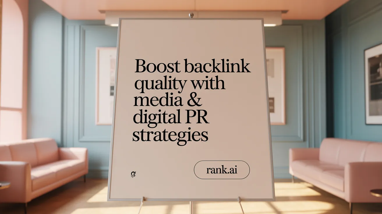 Boost Backlink Quality with Media &amp; Digital PR Strategies
