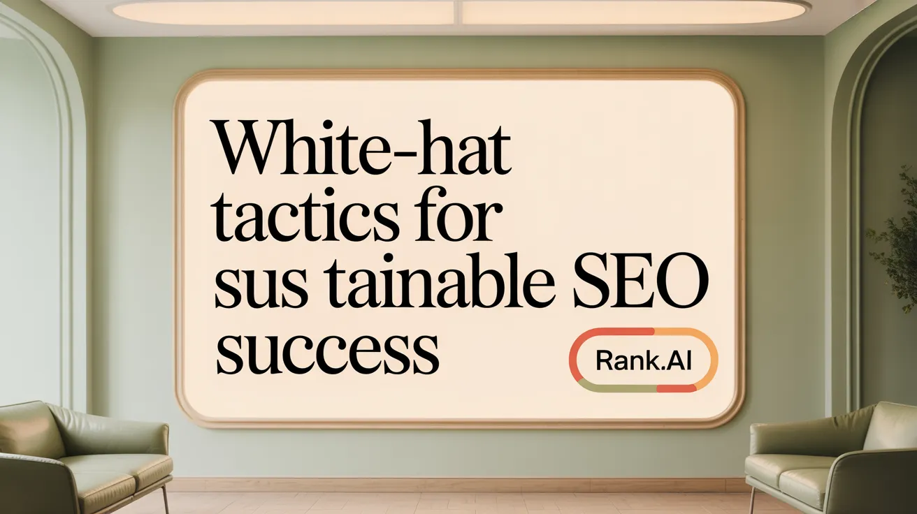 White-Hat Tactics for Sustainable SEO Success