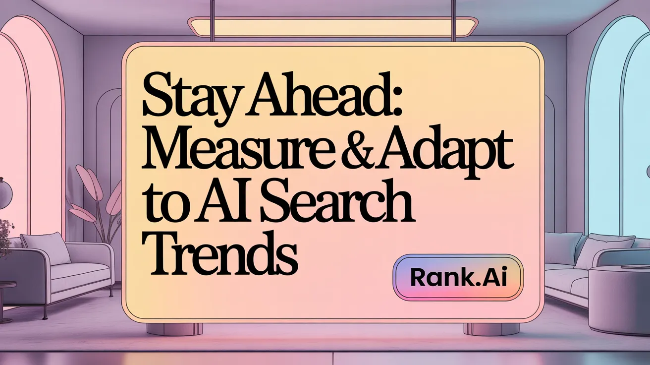 Stay Ahead: Measure &amp; Adapt to AI Search Trends