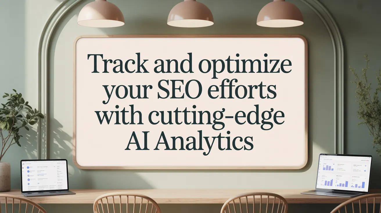 Track and Optimize Your SEO Efforts with Cutting-Edge AI Analytics