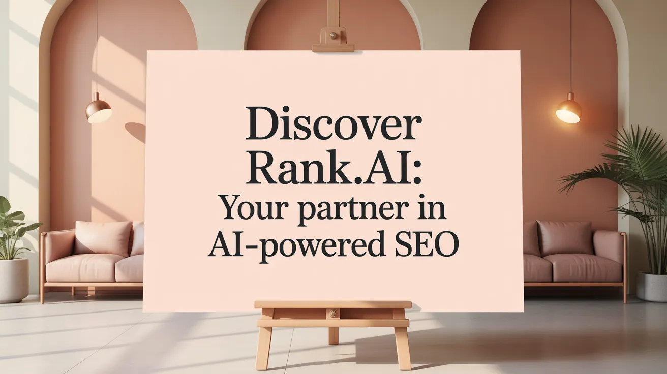 Discover Rank.ai: Your Partner in AI-Powered SEO