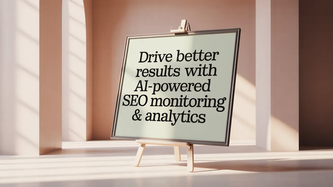 Drive Better Results with AI-Powered SEO Monitoring &amp; Analytics