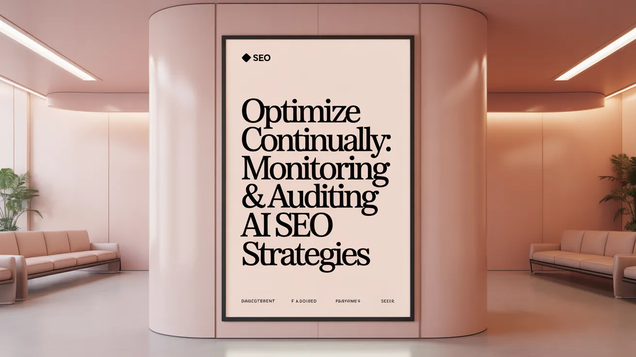 Optimize Continually: Monitoring &amp; Auditing AI SEO Strategies
