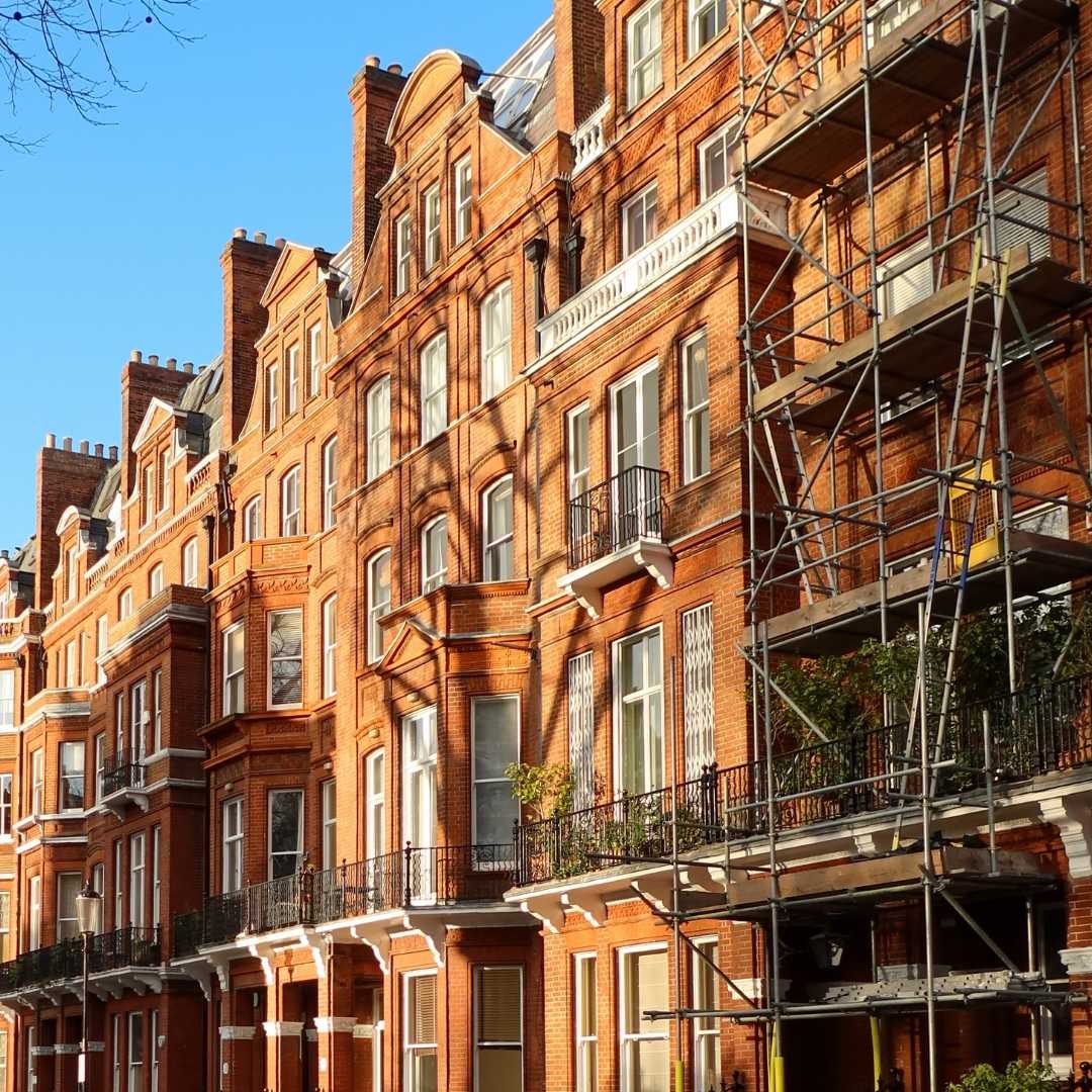 Windows boarded up in Merton