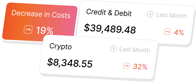 Reduced transaction fee through stablecoin payments