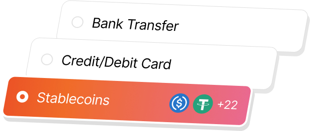Retail online payments through stablecoins and digital currencies