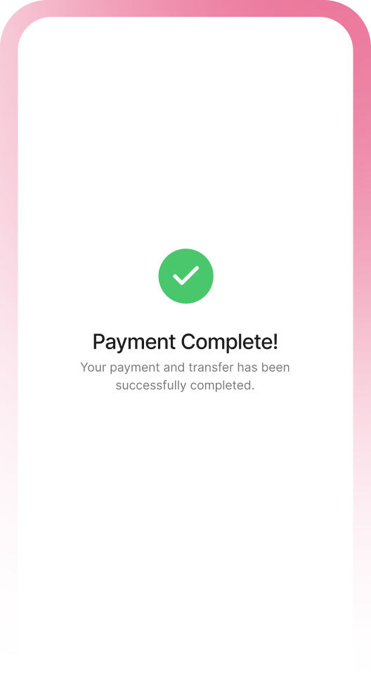 Confirmation & tracking