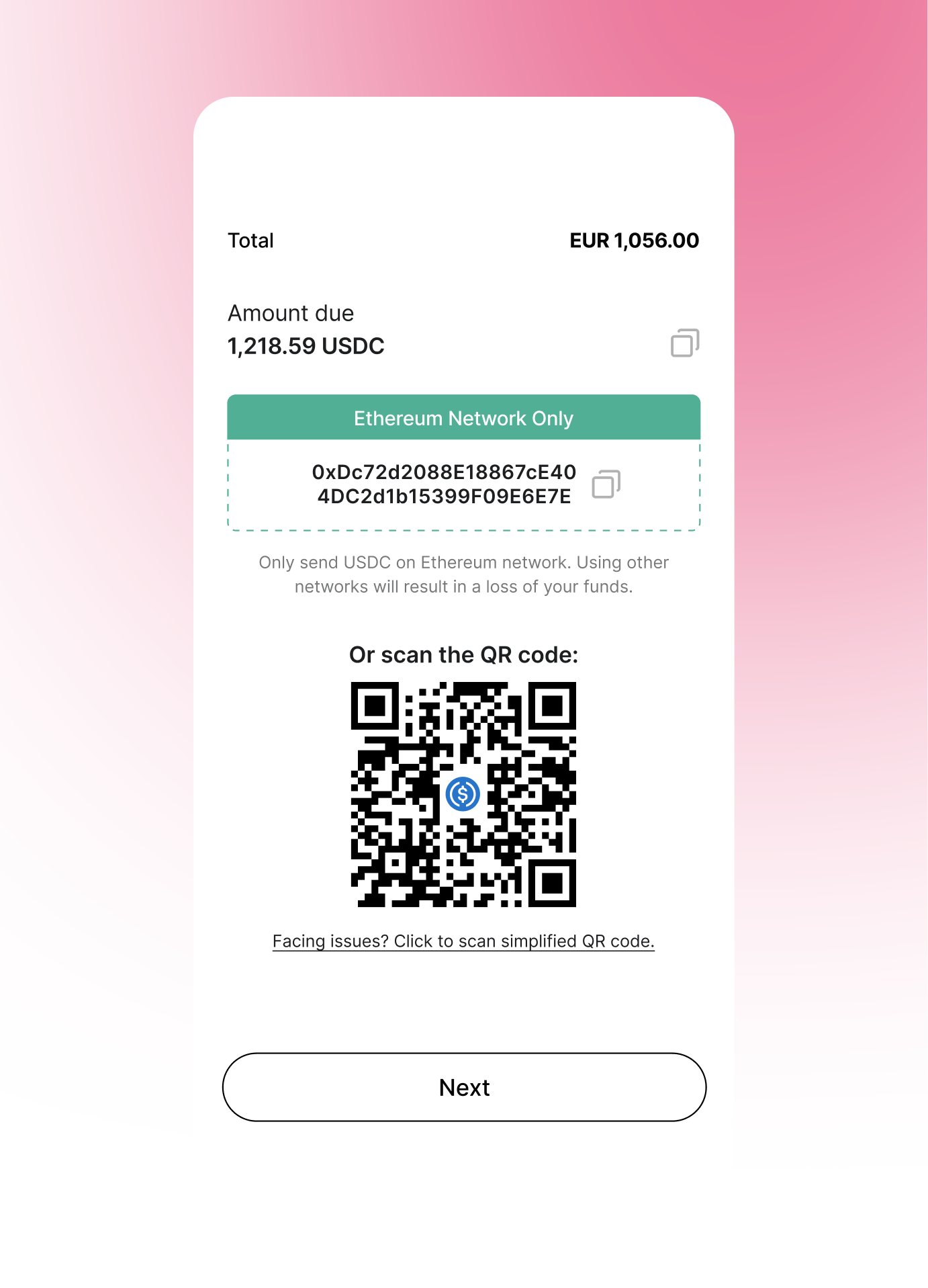 Payment options