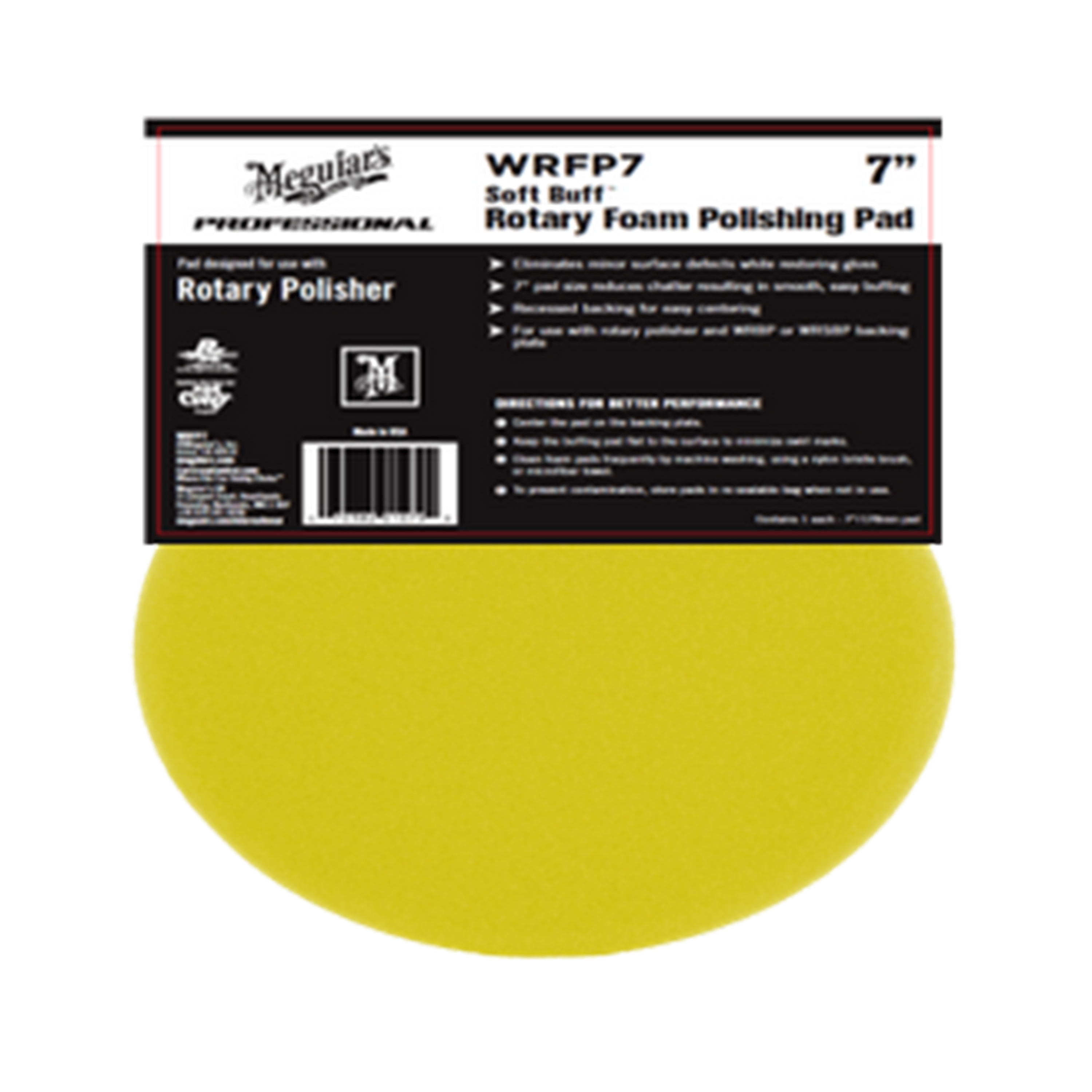 Poroloon-poleerpadi 7" / 175 mm pöörlevale masinale