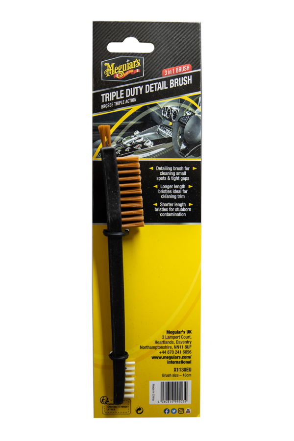 Triple Duty Detail Brush - 3 otsikuga viimistlushari