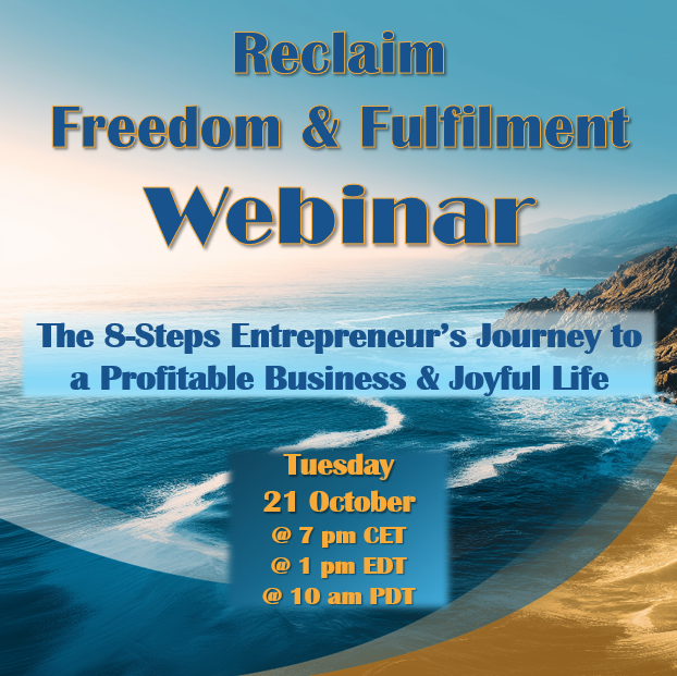 Unlock the Door to Freedom & Fulfilment, Webinar with Pawel J. Jonczy, an Award-Winning Visionary Leader and Author of Life Changing Book and Program: "8 Steps to a Happy Life. The Entrepreneur's Journey."