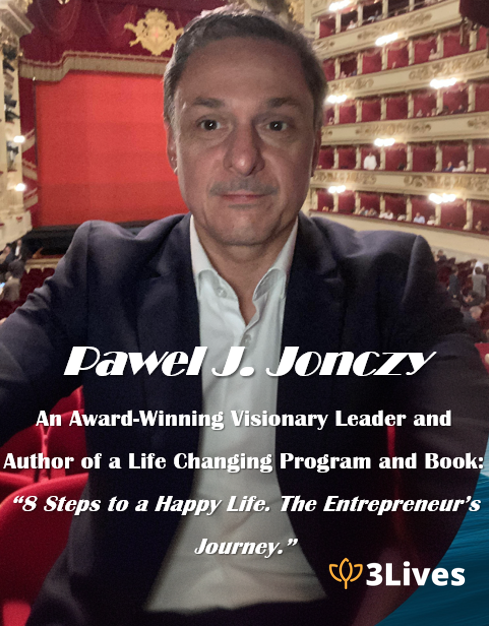 Image of Pawel J. Jonczy, 3Lives Founder and Webinar lector.