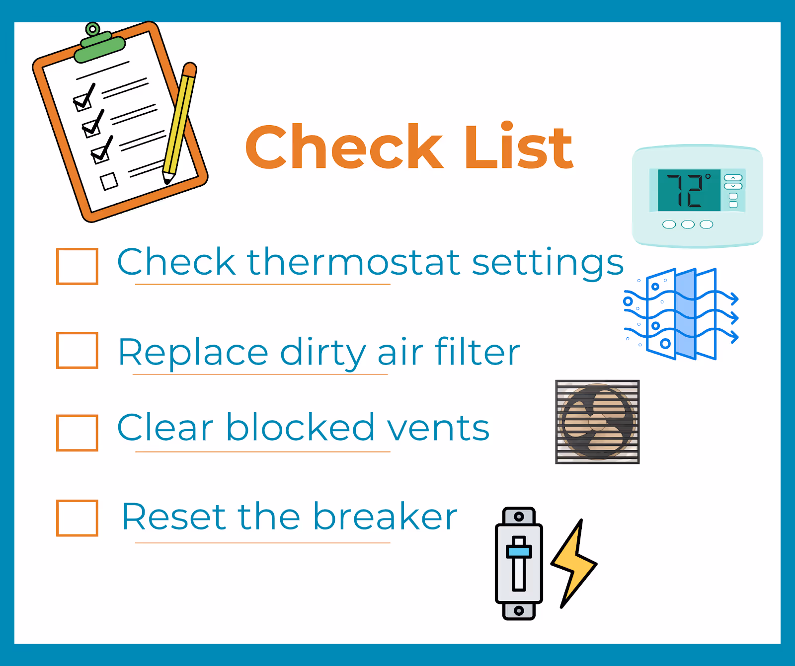 troubleshooting checklist