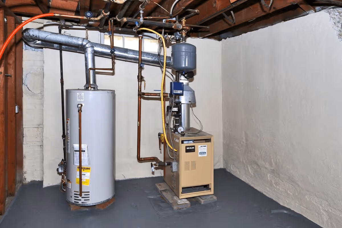 Boiler installation.