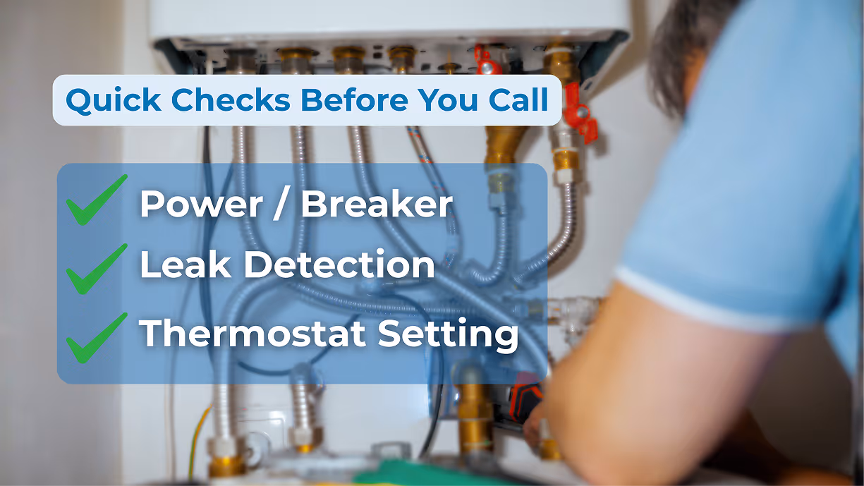 Quick checks before you call