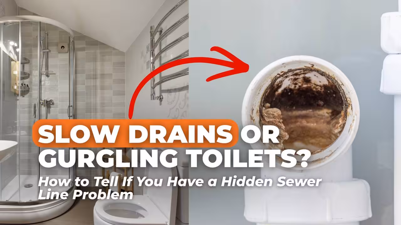 Slow Drains or Gurgling Toilets? How to Tell If You Have a Hidden Sewer Line Problem