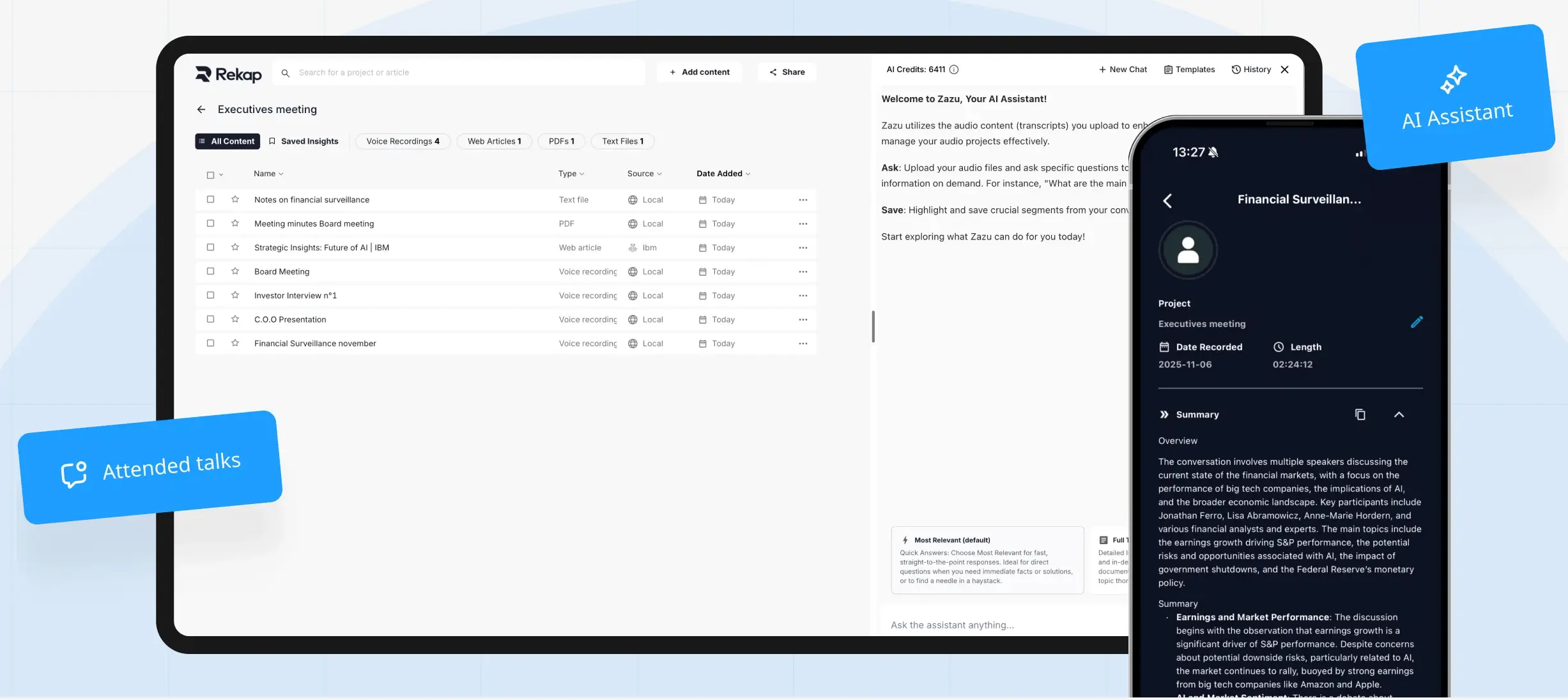Rekap: The best AI meeting assistant