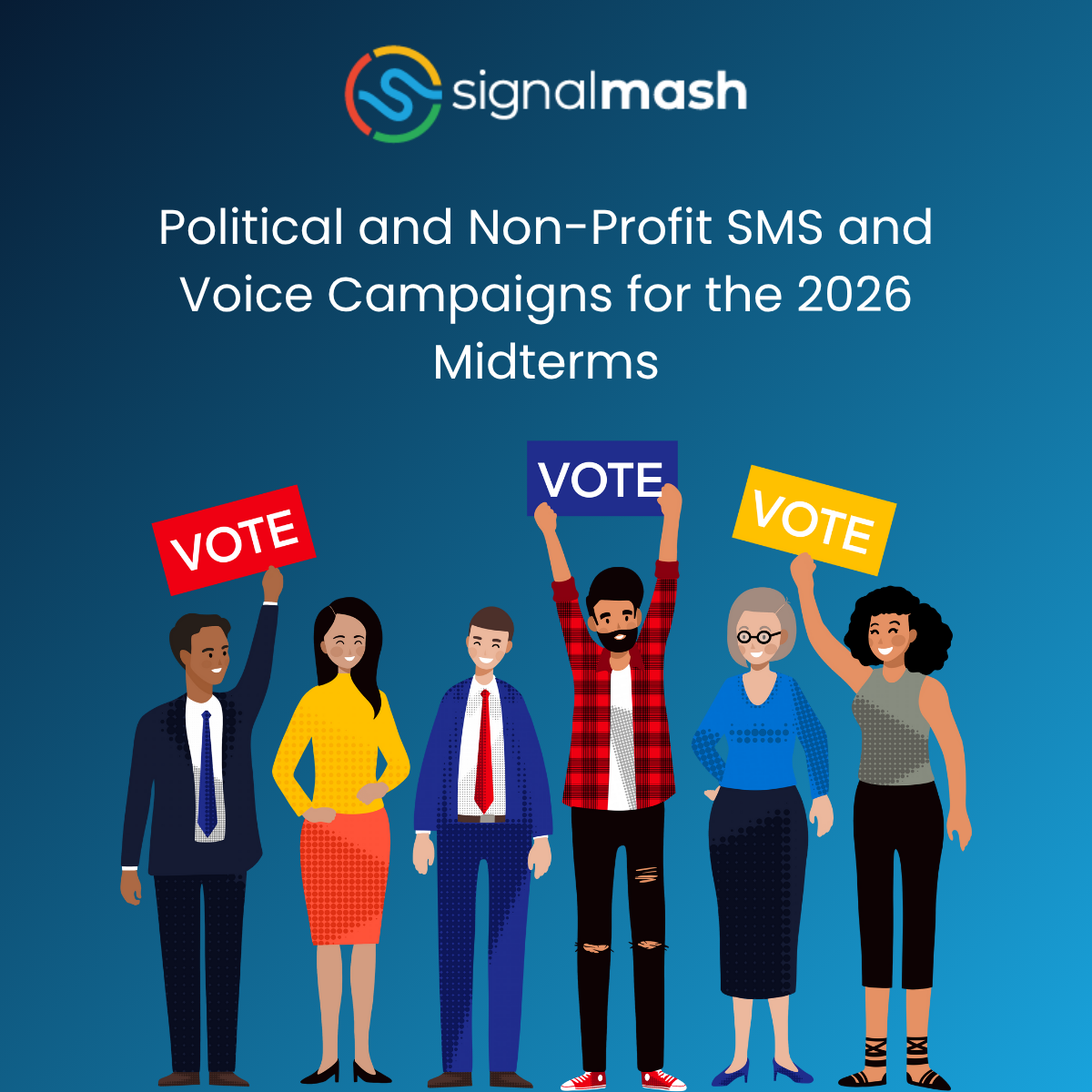 Political and Non-Profit SMS and Voice Campaigns for the 2026 Midterms