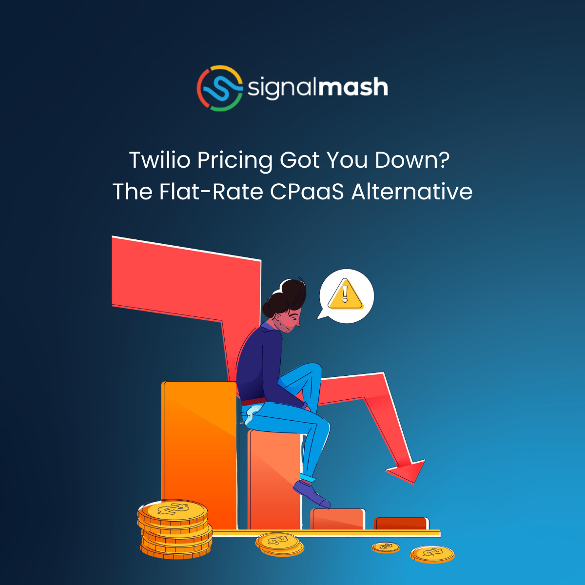 Twilio Pricing Got You Down? The Flat-Rate CPaaS Alternative