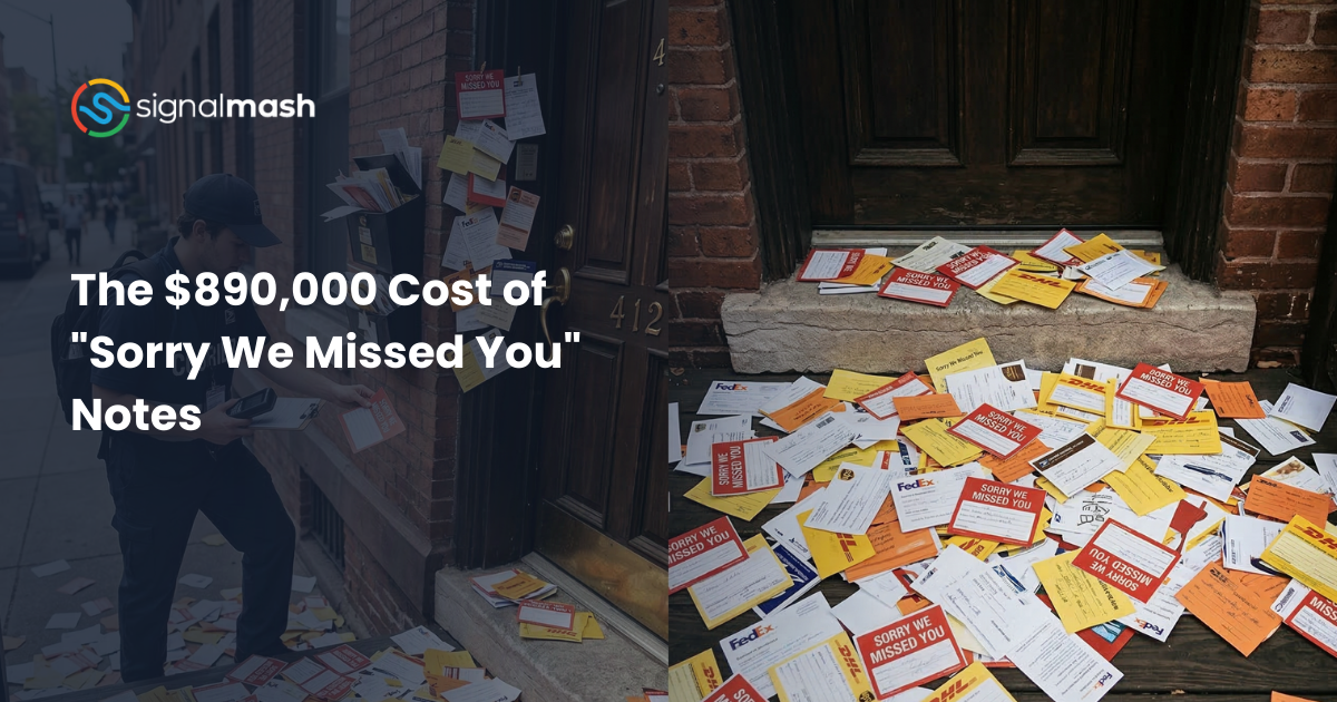 The $890,000 Cost of "Sorry We Missed You" Notes