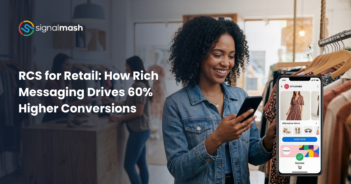 RCS for Retail: How Rich Messaging Drives 60% Higher Conversions