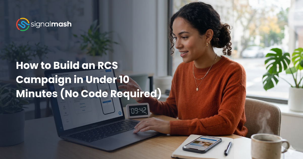 How to Build an RCS Campaign in Under 10 Minutes (No Code Required)