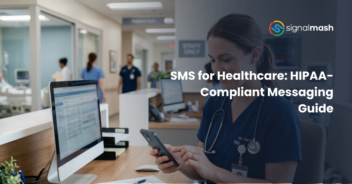 SMS for Healthcare: HIPAA-Compliant Messaging Guide