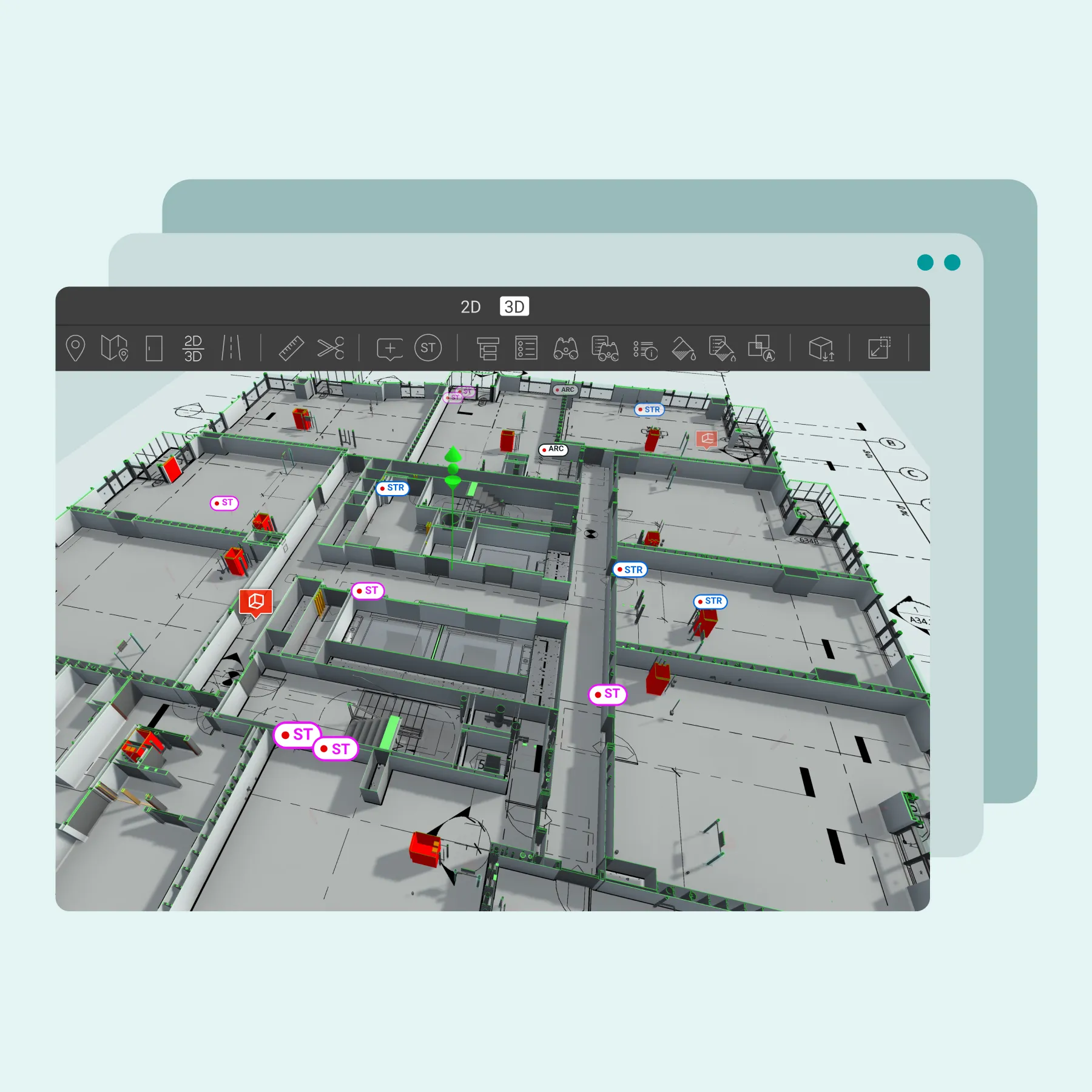 Unified 2D/3D Environment