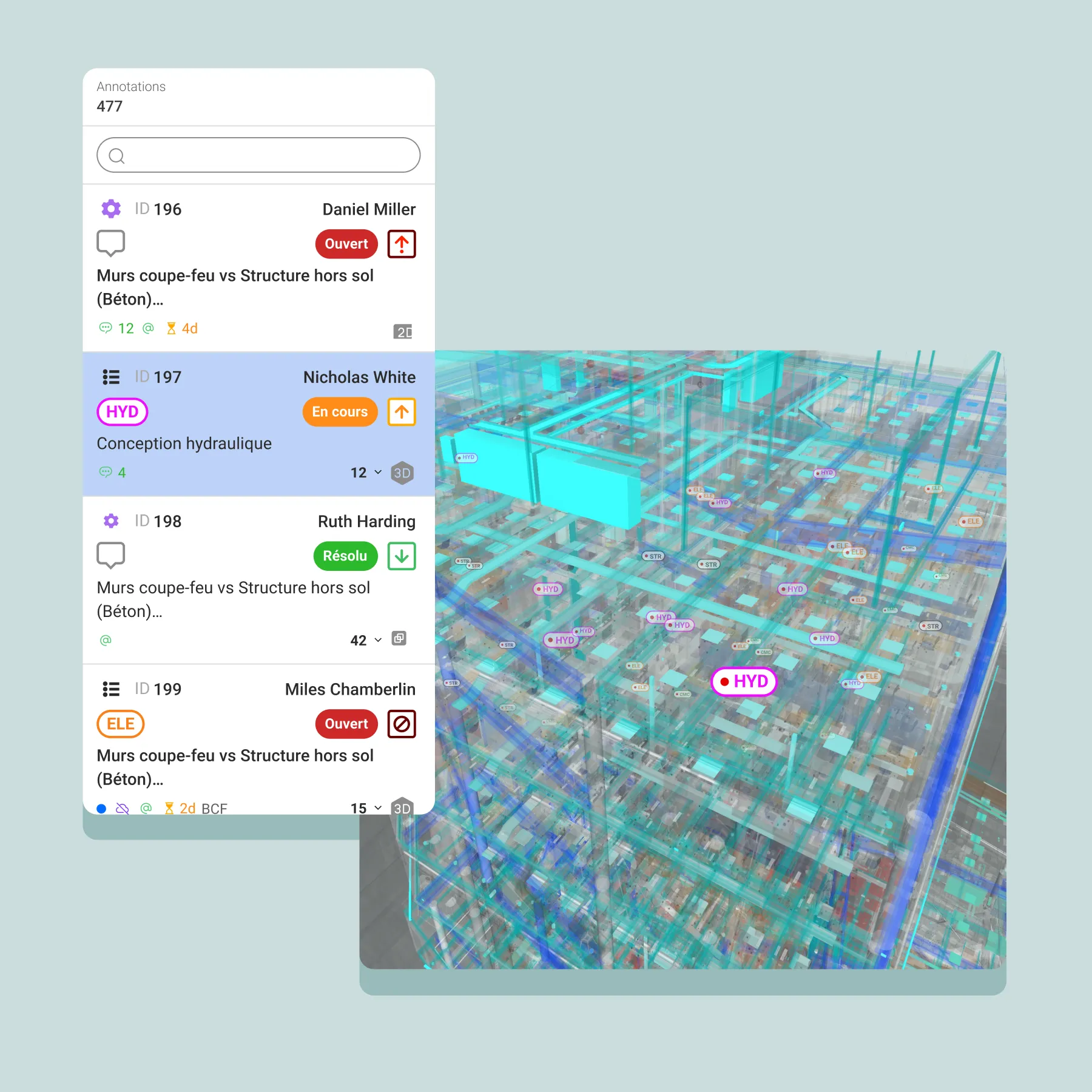 Gestion intégrée des annotations