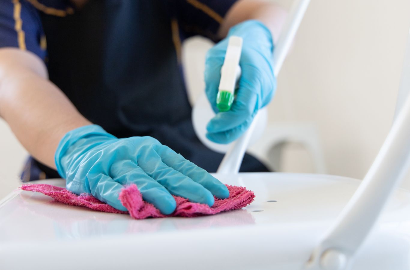 A CJM Cleaning professional performing deep cleaning in Somerset County, NJ, ensuring a spotless and refreshed home.