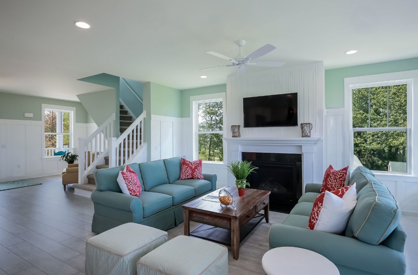 A CJM Cleaning professional meticulously cleaning a house in Basking Ridge, NJ, showcasing our commitment to excellence.