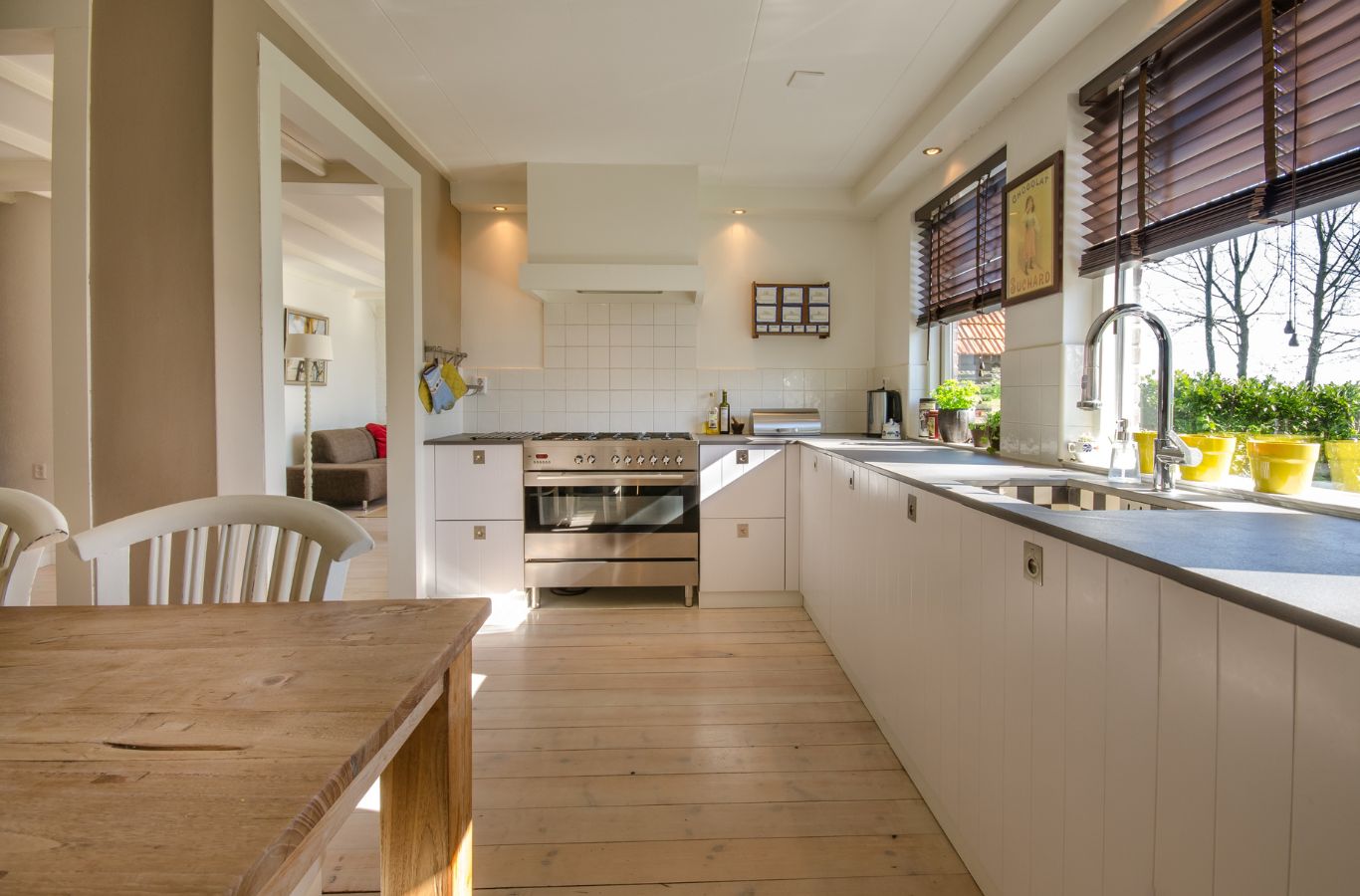 A CJM Cleaning team member delivering cleaning services in Mendham, NJ, showcasing benefits like eco-friendly products and personalized care.