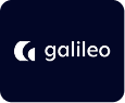 Galileo logo on dark blue background