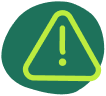 A green alert triangle icon
