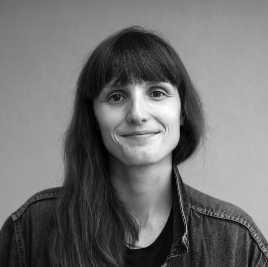 a greyscale photo of Anne