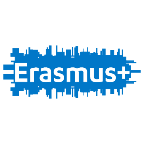 Logo für Erasmus plus programm als Signal für die Spezialisierung auf das programm