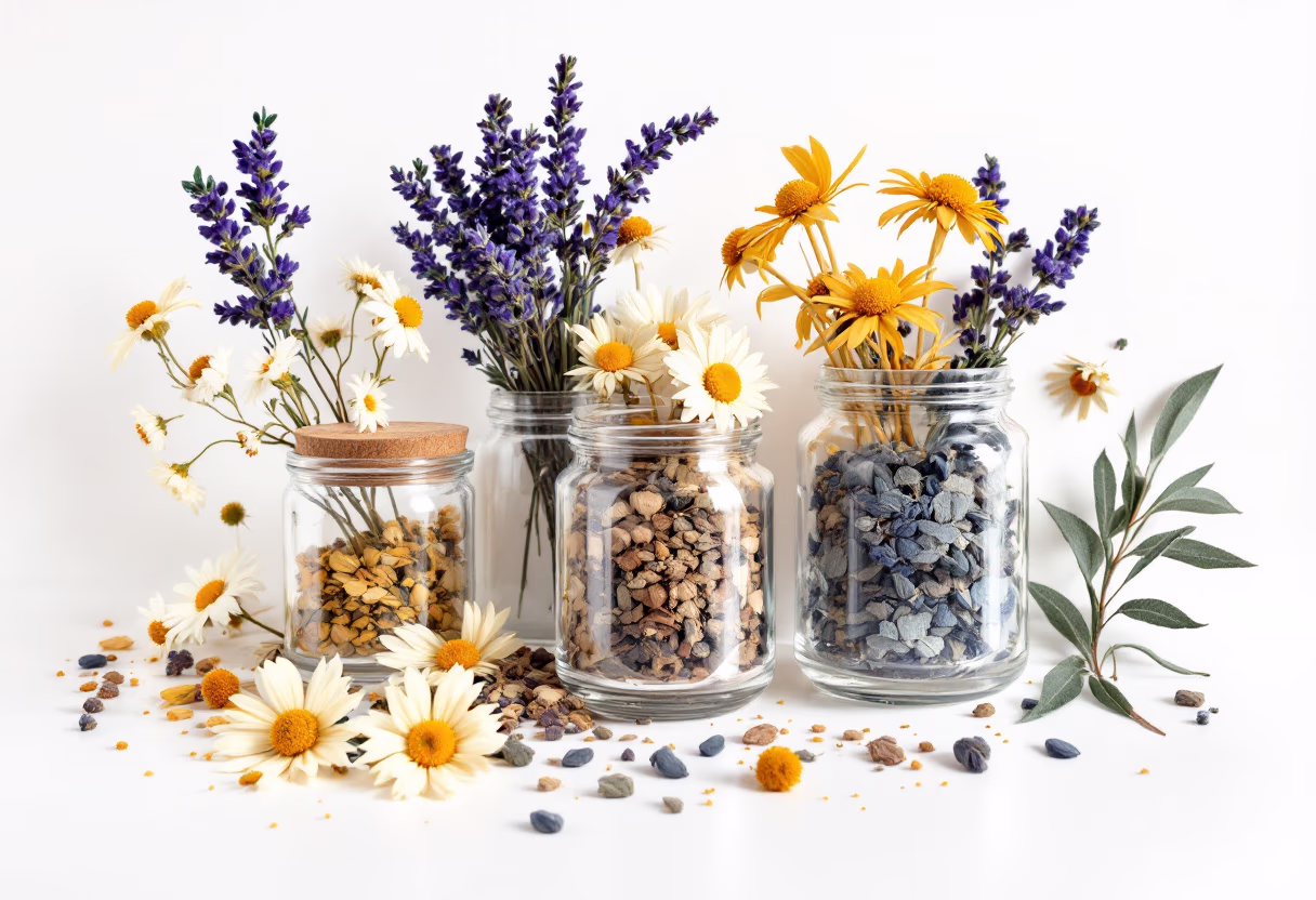 image of wellness tips with herbs