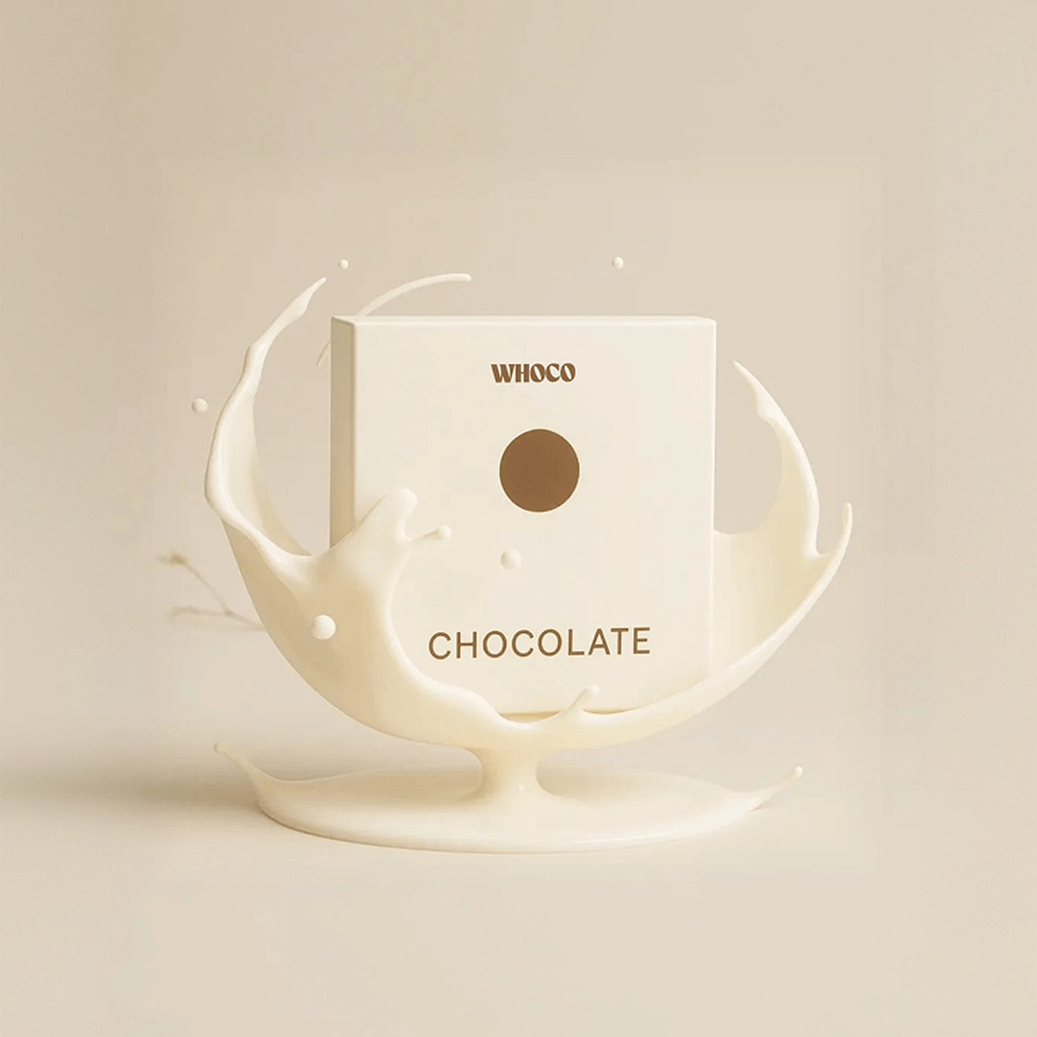 Choko: minimalist packaging concept for a chocolate box, view 2.
