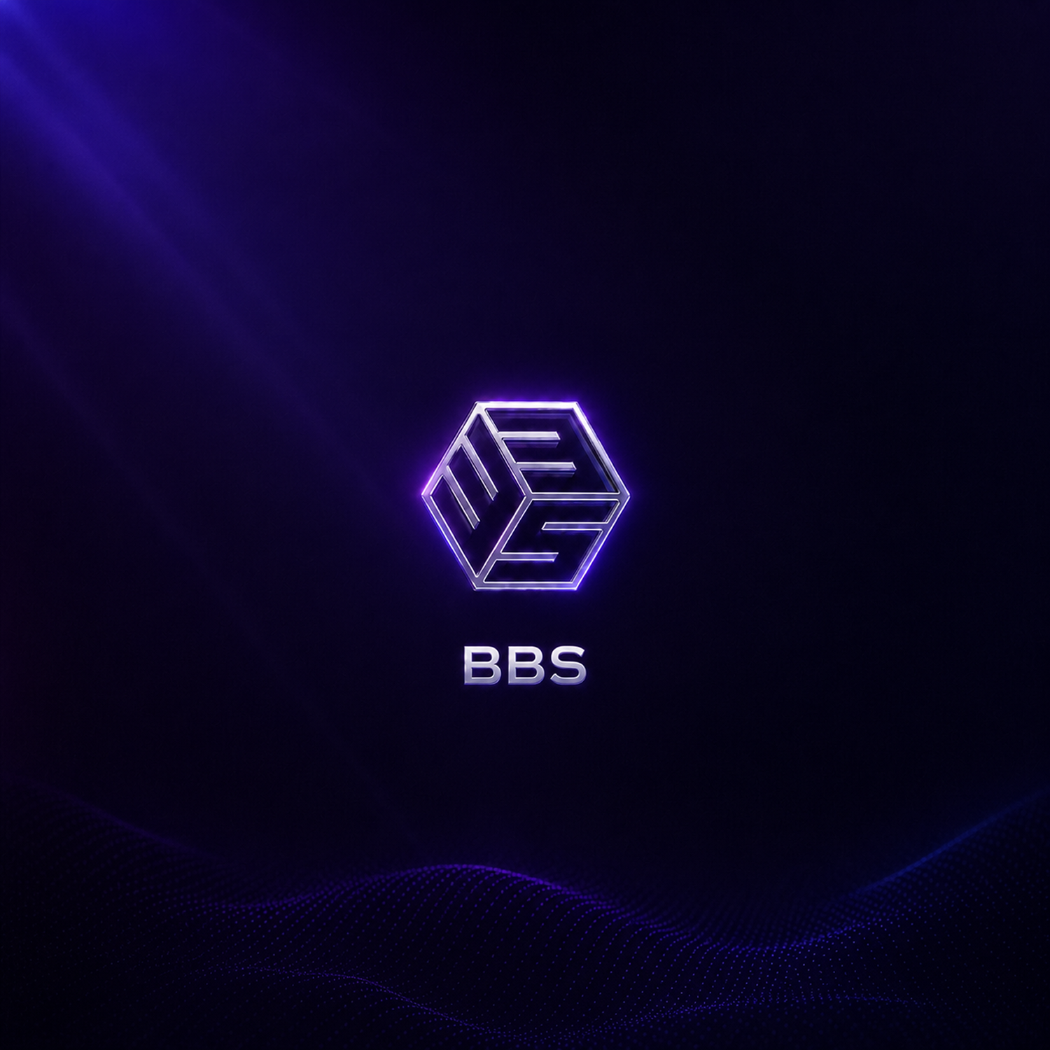 Blockchain Business School BBS logo on a purple background.