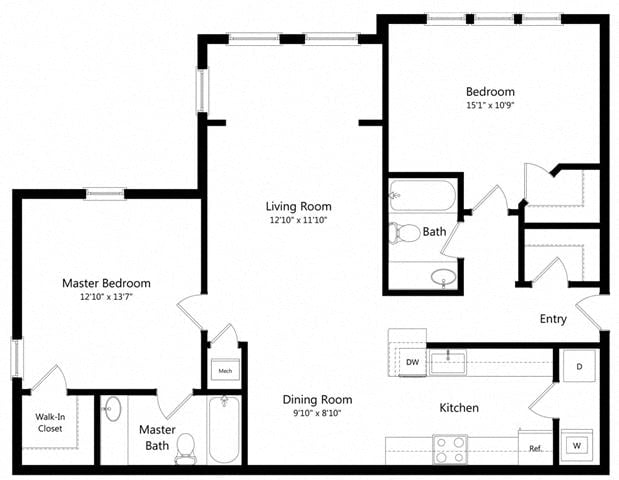Two Bedroom A