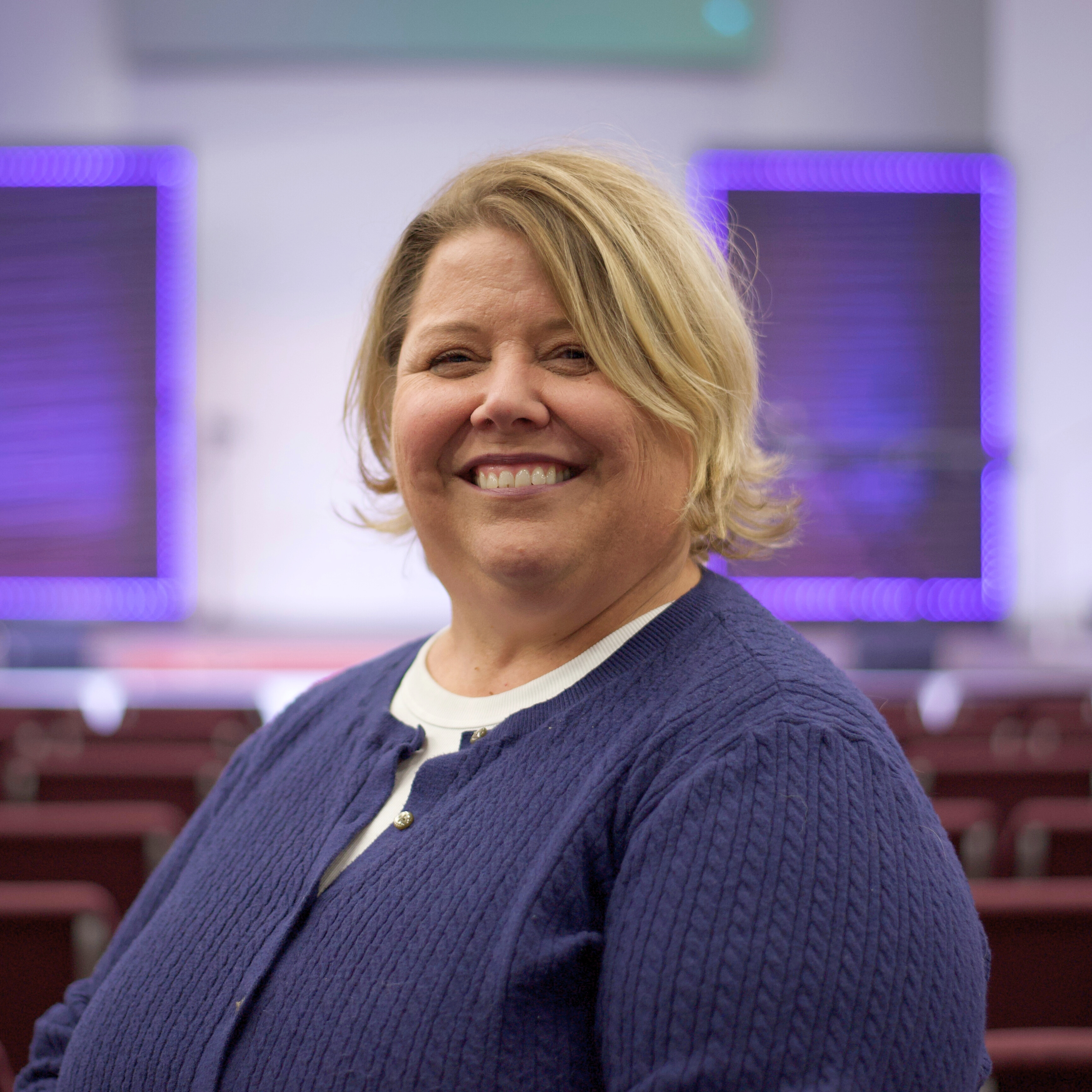 image of volunteers at a food drive event for a humanitarian aid nonprofit