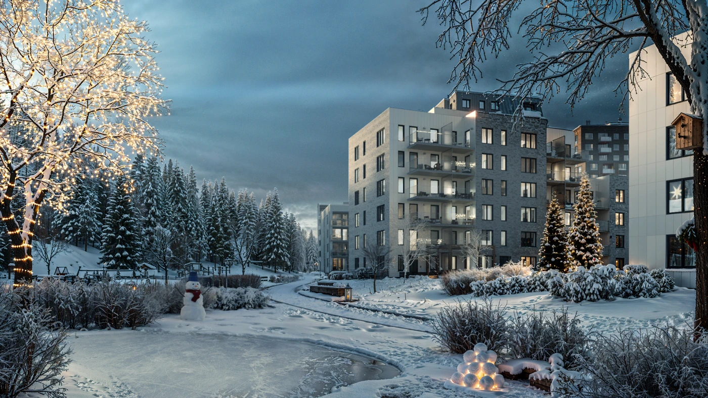 radiance-visual-real-estate-3D-render-rendering-snowy-park