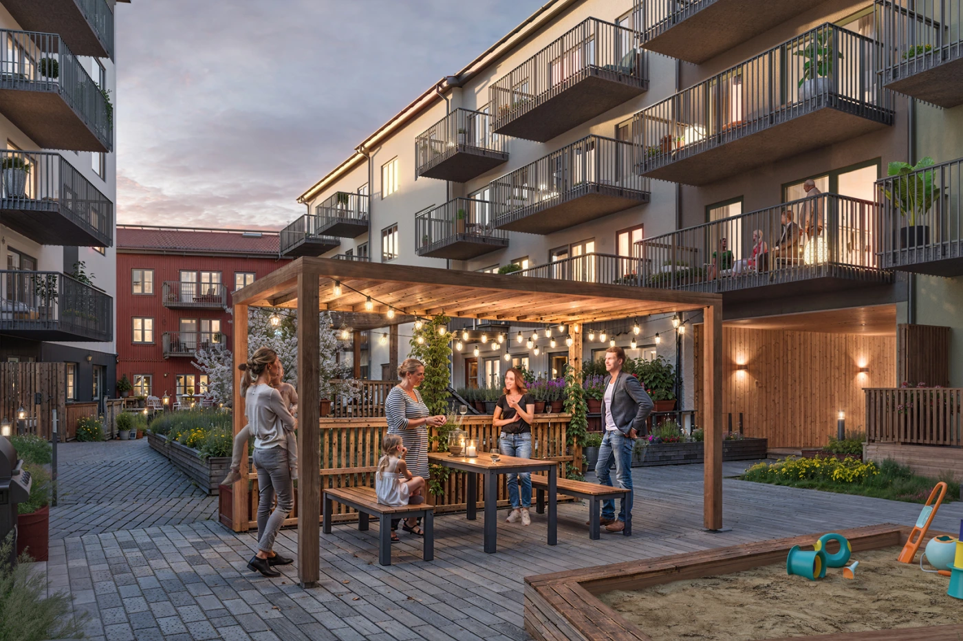 radiance-visual-real-estate-3D-render-rendering-gazebo-with-lights