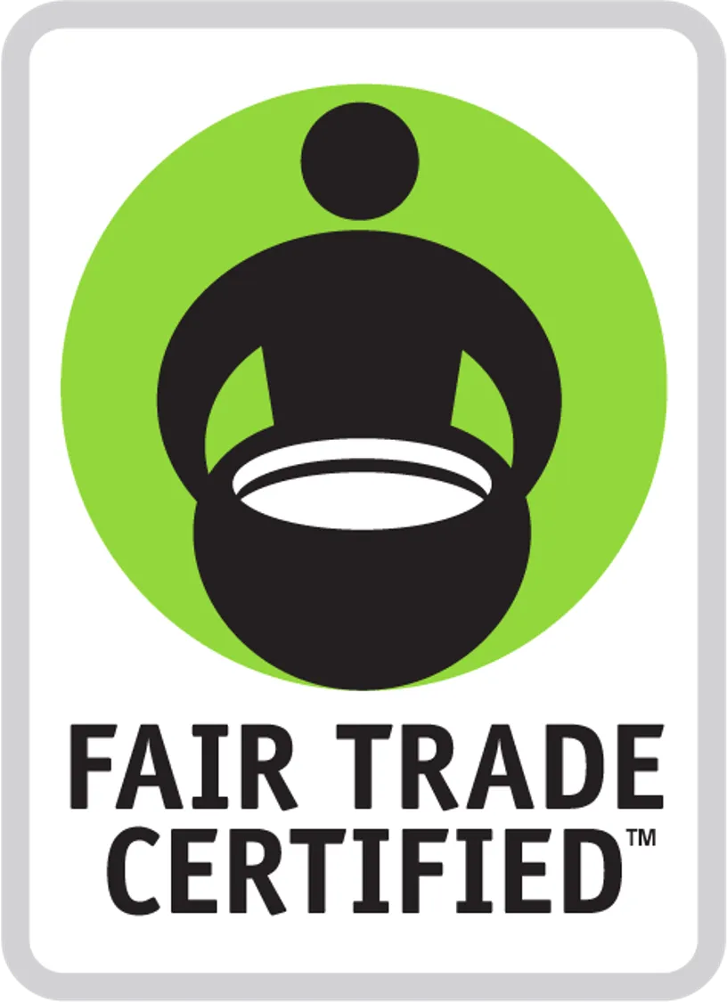 Fair Trade certification logo.